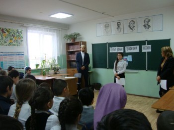 В школе с. Тулугановка